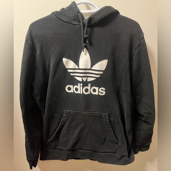 Black adidas hoodie - Picture 1 of 2